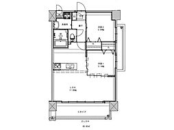 ギャラン穴生Neo 2LDKの間取図画像