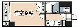 ロイヤルブリッジ90 1Kの間取図画像
