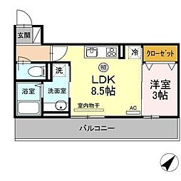 Polonia Matsubara B棟 3階