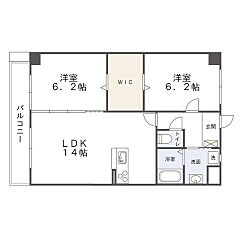 物件の間取り