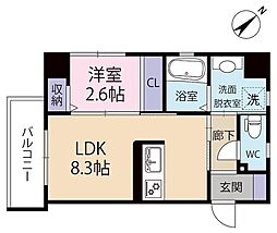 間取図画像 1LDK