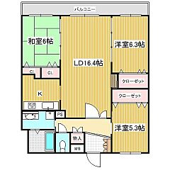 物件の間取り