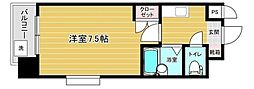 リファレンス北方1 1Kの間取図画像