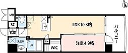 メゾン・ド・ヒロ 1LDKの間取図画像