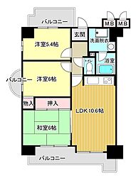 間取図画像 3LDK