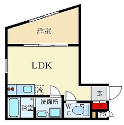 間取図画像 1LDK
