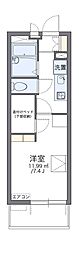レオパレスドリームハウス枚方 1Kの間取図画像