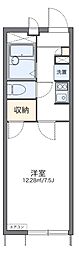 レオパレスコスモハウス 1Kの間取図画像