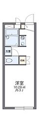 レオパレスル・ブランシェ 1Kの間取図画像