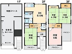 物件の間取り