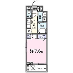 プログレN8 1Kの間取図画像