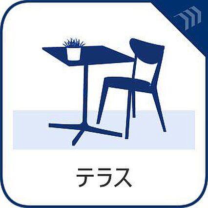 テラスの横には...