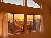 綺麗な日の入りをお部屋から眺める事が出来ます。