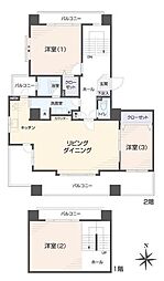 間取図画像 3LDK