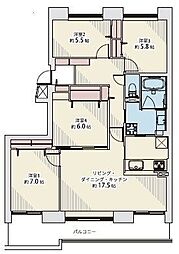 リーベンデール北11 4LDKの間取図画像