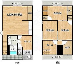 🉐敷金礼金0円！🉐貸家　八尾市陽光園