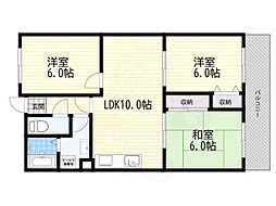 ルネアルマーニ 3LDKの間取図画像