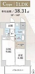 物件の間取り