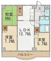 物件の間取り