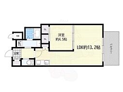プレジオ永和ASIAN 1LDKの間取図画像