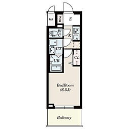 S-RESIDENCE上前津駅前 1Kの間取図画像