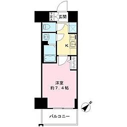 エスリード新栄グランラグジェ 1Kの間取図画像