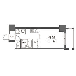 GP栄本町通り 1Kの間取図画像