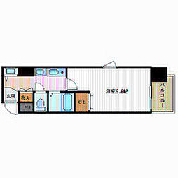 プレサンス名古屋駅前 1Kの間取図画像