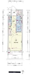プレサンスTHE久屋大通レジェンド 1Kの間取図画像