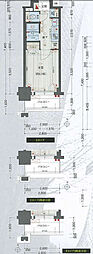 プレサンス名古屋STATIONアブソリュート ワンルームの間取図画像