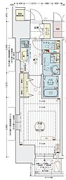 エステムコート名古屋今池アーバンゲート 1Kの間取図画像