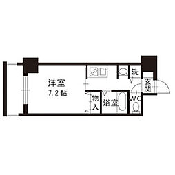 GP栄本町通り 1Kの間取図画像