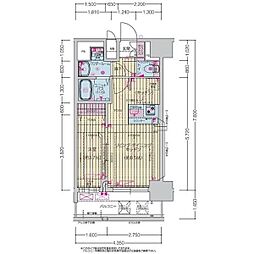 プレサンス上前津ディアシス 1LDKの間取図画像