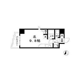 サン・アペックス名駅 ワンルームの間取図画像