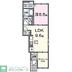 グランテラス V 1LDKの間取図画像