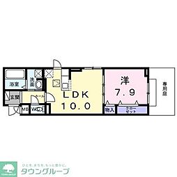 カーサ ソラティオ 1LDKの間取図画像
