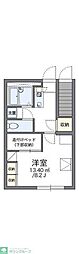 レオパレスルミエール 1Kの間取図画像