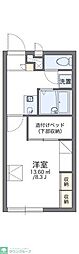 レオパレスハープ 1Kの間取図画像