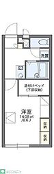 レオパレスフェニックス4 1Kの間取図画像