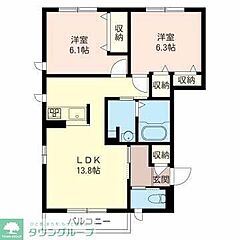 物件の間取り