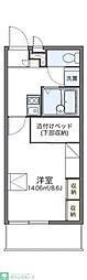 レオパレスよしけん3 1Kの間取図画像