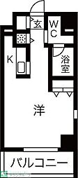 アーバンポイント高崎 1Kの間取図画像
