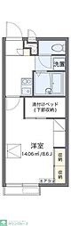 レオパレスアドヴァンテージ 1Kの間取図画像