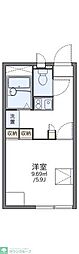 レオパレスR-2 1Kの間取図画像