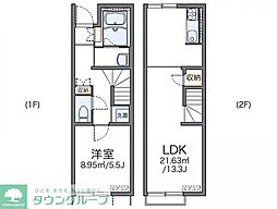 レオネクストレオルピナス2 1LDKの間取図画像