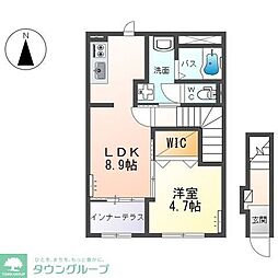 セリネット 1LDKの間取図画像