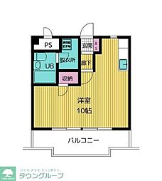ロイヤルマンション幸塚 ワンルームの間取図画像