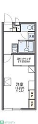 レオパレスK0049 1Kの間取図画像