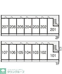 レオパレスゴールドレジデンスSUNTRAP 1Kの間取図画像