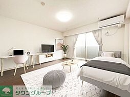 エミネックス熊谷駅前B棟 3階1Kのリビング/ダイニング